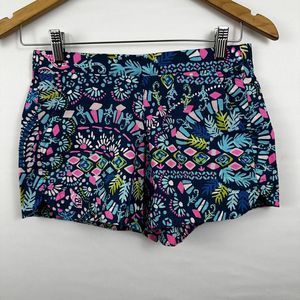 Lilly Pulitzer Ocean View Shorts in Glow Flow Women’s Size XXS Extra Extra Small